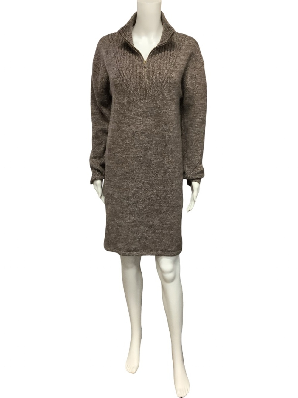 Monrow Dress Sweater Midi Length Size: M
